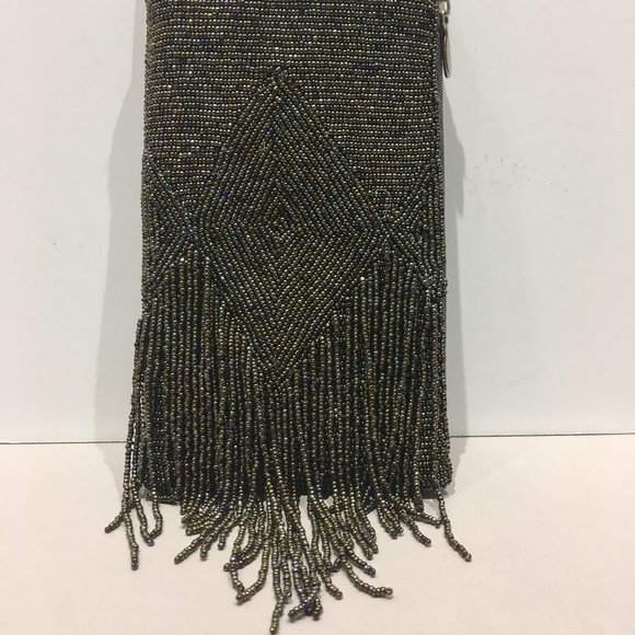 GRAY BEADED PHONE BAG - Picture 8 of 14